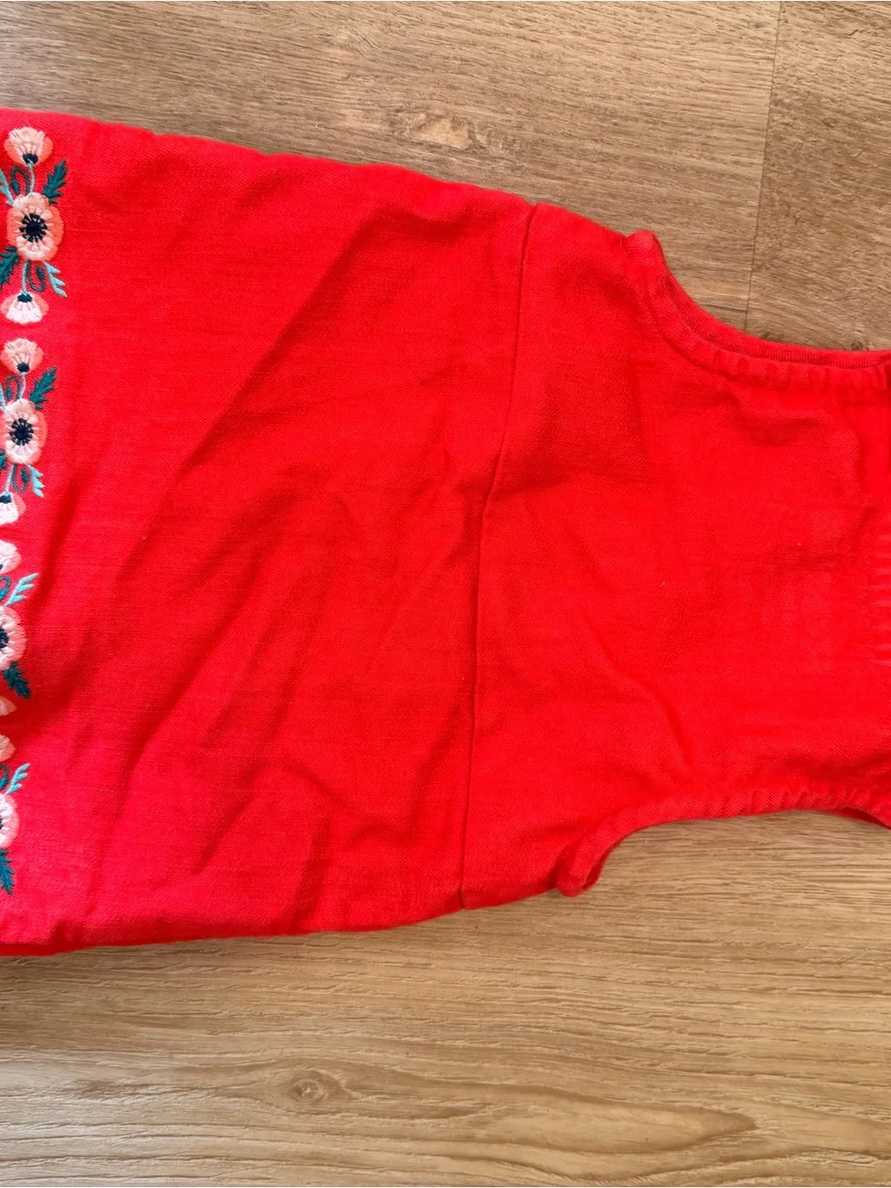 OshKosh B'gosh Red Embroidered Toddler dress